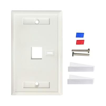 Intellinet 772389 Placa De Pared Y Cubierta De Interruptor Blanco
