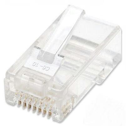 Intellinet Plug Rj45 Cat5e Multifilar Utp Bote 100 Pzas Oro 15-Micras