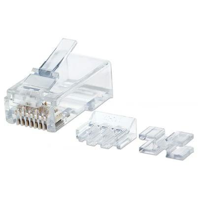 Intellinet Plug Rj45 Cat6a Solido Utp Bote 80 Pzas Oro 50-Micras Pro