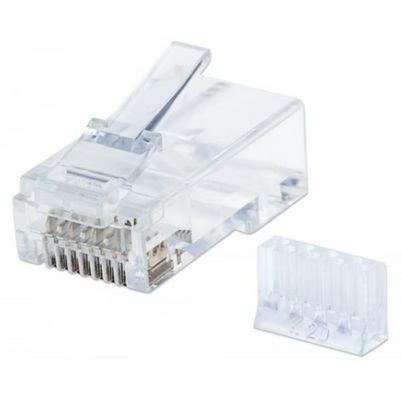 Intellinet Plug Rj45 Cat6 Multifilar Utp Bote 90 Pzas Oro 50-Micras Pro