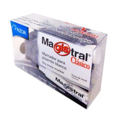 Kit De Marcador Diactico Azor 835ne Punta De Cincel Negro