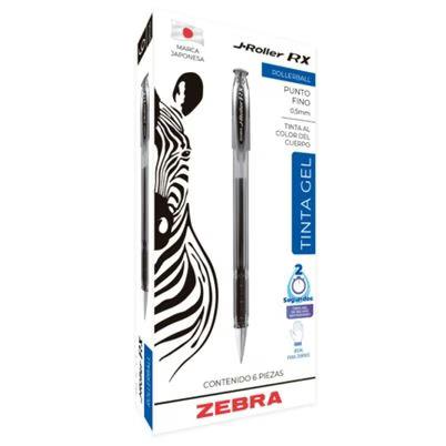 Bolígrafo Zebra J Roller Rx 8601/6 Punta Fina 0.5 Mm Punta De Bola Retráctil Tinta De Gel Paquete Con 6 Pieza(S) Color De La Tinta Azul