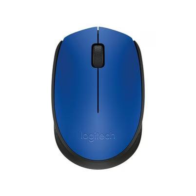 Mouse Logitech Óptico M170, Inalámbrico, Usb, Negro/Azul 910-004800