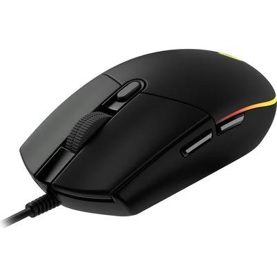 Mouse Gamer Logitech Óptico G203 Lightsync, Alámbrico, Usb, 8000dpi, Negro 910-005793
