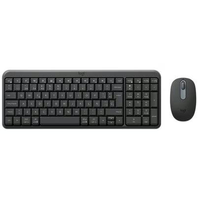 Kit De Teclado Y Mouse Logitech Mk250 920-013513 Conectividad Inalámbrico Interfaz Bluetooth 4.0 Alcance 10m Incluye Mouse Color Negro Grafito