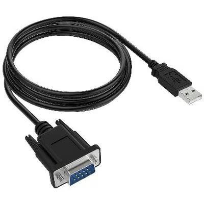 Cable De Serie Brobotix 963579 Macho/Macho Usb A /Db-9 Negro