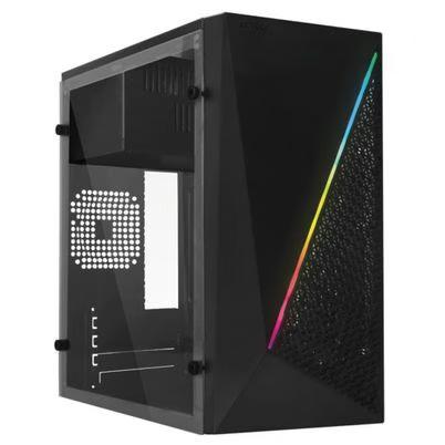 Gabinete Acteck Kyoto Gc460 Micro Atx, Mini-Atx Usb 3.2 500w Negro
