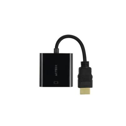 Adaptador De Cable De Vídeo Acteck Ac-934756 Macho/Hembra Hdmi A/Vga Negro