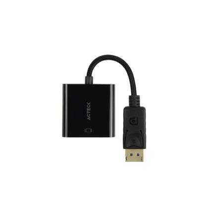 Adaptador Displayport Acteck Shift Plus Macho/Hembra Displayport/Hdmi Pvc 0.2 M Negro