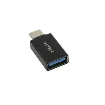 Adaptador Usb Acteck Shift Plus Au210 Macho/Hembra Usb C/ Usb A Negro