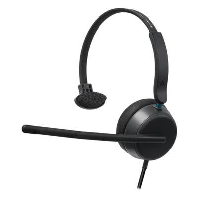 Audífonos Acteck Ac-942959 Estilo Diadema Monoaural Supraaural Conectividad Alámbrica Interfaz Usb-A Omnidireccional Longitud Del Cable 1, 8 M Color Negro