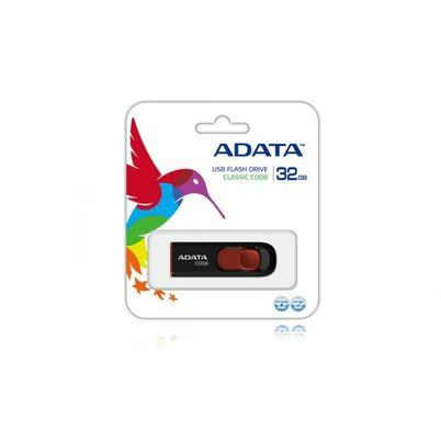 Adata 32gb C008 Unidad Flash Usb Usb Tipo A 2.0 Negro, Rojo