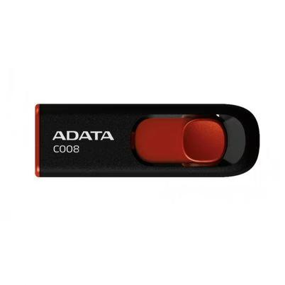 Adata C008 64gb Unidad Flash Usb Usb Tipo A 2.0 Negro, Rojo