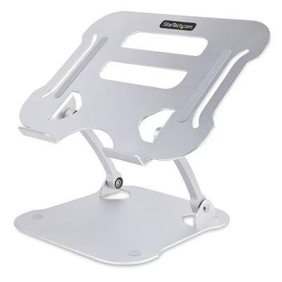 Soporte Para Laptop Startech.Com Adj-Laptop-Riser Capacidad Máxima De Peso 10 Kg Plegable Material Aluminio Compatible Con Ultrabook, Chromebook Color Gris, Negro