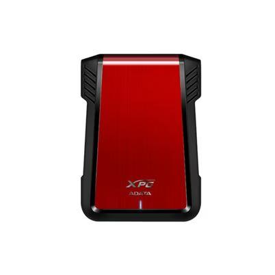 Gabinete Para Disco Duro Externo Adata Ex500 (2.5") Usb 3.2 Serial Ata Iii Negro, Rojo