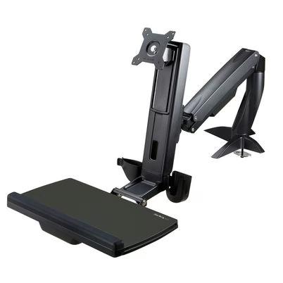 Soporte De Escritorio Startech.Com Armstscp1 Capacidad De Carga 8kg Soporta Hasta 1 Pantalla Ángulo De Inclinación -35 -5° Material Acero Color Negro