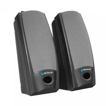 Acteck Bocinas Para Computadora Surround Basic Ax-2500, Alámbrico, 2.0, 0.5w Rms, Negro Aubo-014