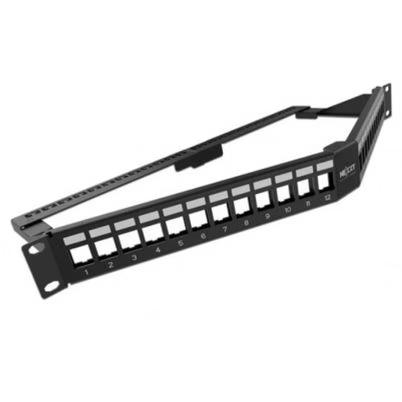 Panel De Parcheo Enson Aw192nxt12 Capacidad Del Rack (1u) Horizontal Capacidad De 24 Puerto(S) Rj-45 Soporta Cat6a Material Policarbonato, Plástico Color Negro