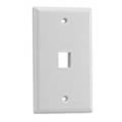 Placa De Pared Belden Ax102660 1 Puerto Plástico Blanco