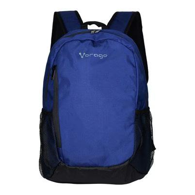 Mochila Vorago Bp-150-Bl (15.6") Con Asa De Transporte Bolsa Delantera Compartimiento Para Laptop Material De Elaboración Tela, Poliéster, Tereftalato De Polietileno Color Del Producto Negro, Azul
