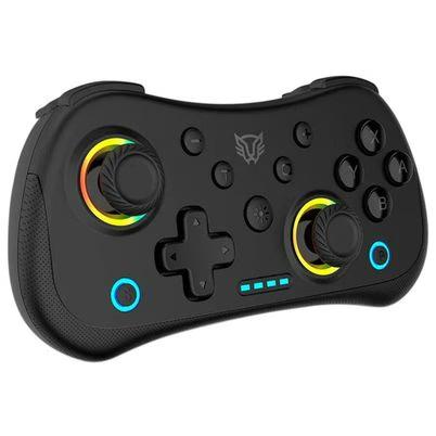 Control Para Videojuegos Balam Rush Pocket G555 Azender Br-942553 Conectividad Inalámbrico Bluetooth 5.0 Iluminación Rgb Multicolor Compatible Con Nintendo Switch Color Negro