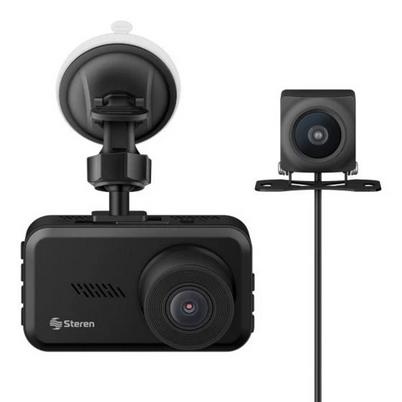 Cámara Dash Steren Cctv-9610 (2.9") Resolución Maxima De Video (2560x1440) Píxeles Interfaz Usb 2.0 Tipo De Hd Full Hd Capacidad De La Batería 1000 Ma Color Del Producto Negro