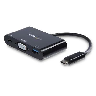 Replicador De Puerto Startech.Com Cdp2vgauacp Macho/Hembra Usb-C /A Vga 5 Gbit/S Negro