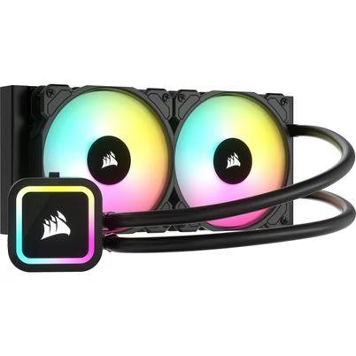 Enfriamiento Líquido Corsair H100x Elite Cw-9060065-Ww2 Numero De Ventiladores 2 Ventilador Nivel De Ruido 28 Db Fujo De Aire 47.73 Cfm Rotación 1500 Rpm Iluminación Led Color Negro