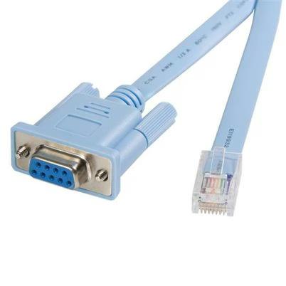 Startech.Com Cable 1, 8m Para Gestión De Router Consola Cisco Rj45 A Serie Db9 - Rollover - Macho A Hembra