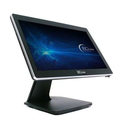 Monitor Pos Ec Line Ec-Vp-3100-Ts (15.6") Tipo De Panel Tft Resolución (1920x1080) Pixeles Tiempo De Respuesta 8ms Interfaz Vga Hdmi Full Hd Color Del Producto Negro