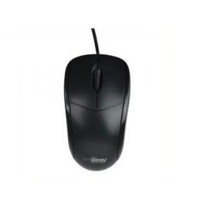 Mouse Easy Line Óptico El-994121, Alámbrico, Usb, 1200dpi, Negro