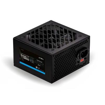 Unidad De Fuente De Poder Acteck Blazar Evo Ft 600e Potencia Nominal 600w Alimentador De Energía 20+4 Pin Atx Color Negro