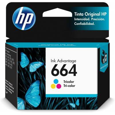 Hp 664 Tri-Color Original Ink Advantage Cartridge Original Tinta A Base De Pigmentos Cian Magenta Amarillo Hp Deskjet Ink Advantage 1115 Deskjet Ink Advantage 2135 Deskjet Ink Advantage 3635 Deskjet Ink... Impresión Por Inyección De Tint