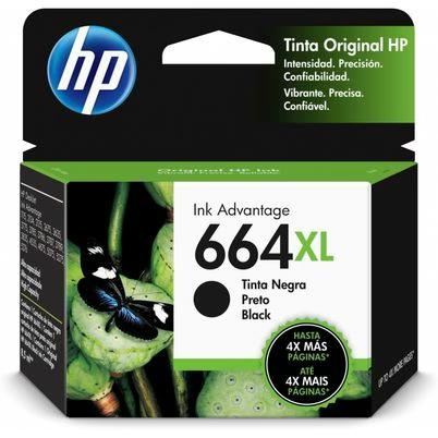 Hp 664xl High Yield Black Original Ink Advantage Cartridge Original Tinta A Base De Pigmentos Negro Hp Deskjet Ink Advantage 1115 Deskjet Ink Advantage 2135 Deskjet Ink Advantage 3635 Deskjet Ink... Impresión Por Inyección De Tinta