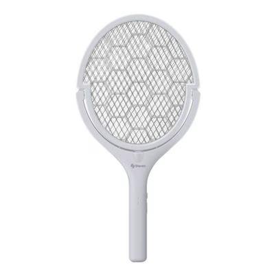 Raqueta Electrónica Exterminadora De Insectos Steren Fly-Killer-100 Batería Interna De 3, 7v Alimentación De 500 Ma Batería Recargable Color Del Producto Gris