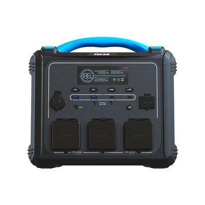 Generador Electrico De Baterias Lmfp Portatil Forza Serie Titan Fpp-T1200 1200w 10 Salidas 3ac/8dc 2 Pantalla Lcd Panel De Control Integrado Lampara Led Carga Rapida En 1.5 Horas