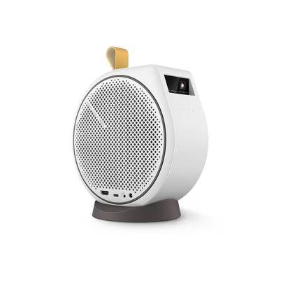 Proyector Portátil Benq Gv30 Dlp, 720p (1280 X 720), 300 Lúmenes, Bluetooth, Inalámbrico, Con Bocinas, Blanco
