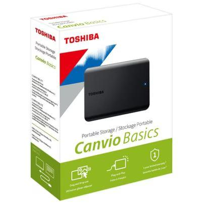 Dd Externo 4tb Toshiba Canvio Basic 2.5 Usb 3.0 Negro Velocidad De Transferencia 5 Gb/S / Win 11-Win 10
