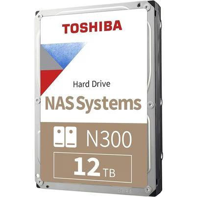 Unidad De Disco Duro Interno Toshiba N300 Hdwg51cxzsta (3.5") Capacidad De Almacenamiento 12tb Interfaz Sata Lll Rotación 7200 Rpm Color Del Producto Gris