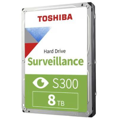 Disco Duro Interno Toshiba S300 Hdwta80uzsvar (3.5") Capacidad De Almacenamiento 8tb Interfaz Serial Sata Rotación 7200 Rpm Color Gris
