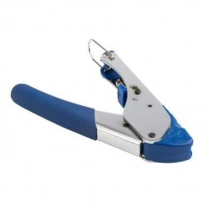 Pinza De Comprensión Steren Her-003 Material Del Cuerpo Metálico Compatibilidad De Cable Rg59 Y Rg6 Color Gris Azul