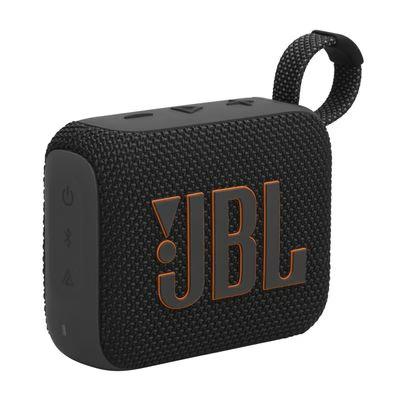 Bocina Portátil Jbl Go 4 Jblgo4blk Potencia De Salida Rms 4.2w Conectividad Inalámbrica Bluetooth 5.3 Capacidad De La Batería 850 Mah Color Del Producto Negro