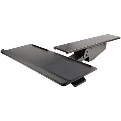 Startech.Com Bandeja Para Teclado Y Ratón Para Debajo Del Escritorio - De 30cm X 78cm - De Altura Ajustable - Soporte Ergonómico Para Teclado Y Mouse Con Soporte Para Las Muñecas - Giro E Inclinación