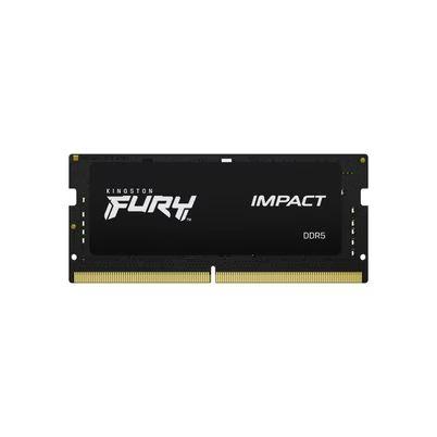 Módulo De Memoria Ram Kingston Technology Fury Impact Kf556s40ib-32 Tipo De Memoria Ddr5 Capacidad 32gb 262-Pin So-Dimm Color Negro