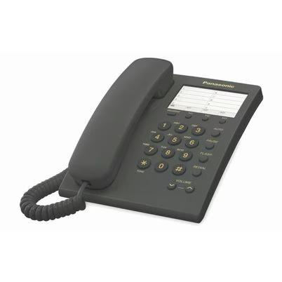 Teléfono Analógico Panasonic Kx-Ts550 Identificador De Llamadas Negro