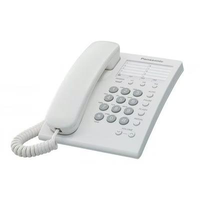 Telefono Panasonic Kx-Ts550mew Identificador De Llamadas Alámbrico Analógico Blanco