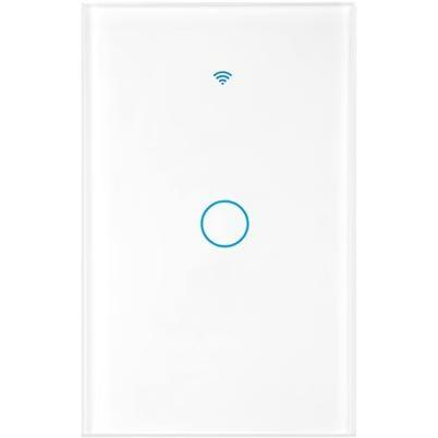 Apagador Inteligente De Pared Mirati De 1 Apagador Touch Wifi 2.4hz Bluetooth // Compatible Con Android E Ios // Funciona Con Alexa Y Asistente De Google