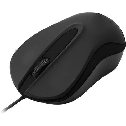 Mouse Quaroni Maq01n Óptico 1200 Dpi Alámbrico Usb Negro