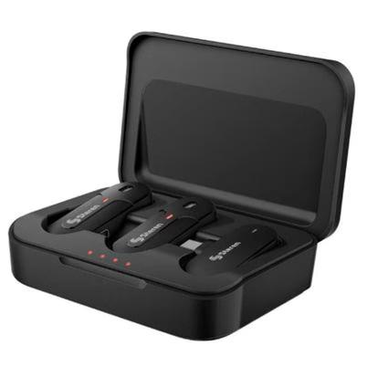 Micrófono De Solapa Steren Mic-9050 Conectividad Inalámbrica Rf Distancia De Funcionamiento Máximo 30 M Capacidad De Batería 600 Mah Color Negro