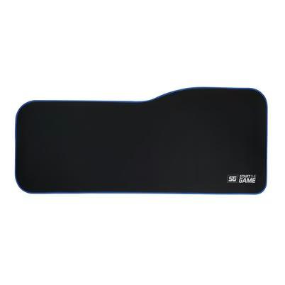 Mousepad Gamer Vorago Mpg-301 - Xl Monocromático Microfibra, Caucho, Spandex Negro